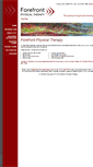 Mobile Screenshot of forefrontphysicaltherapy.com